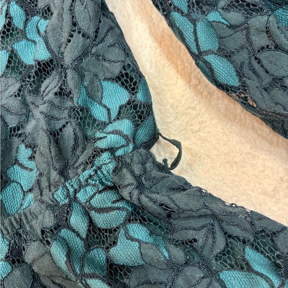 Showpo Teal Floral Mini Dress - Picture 9 of 9